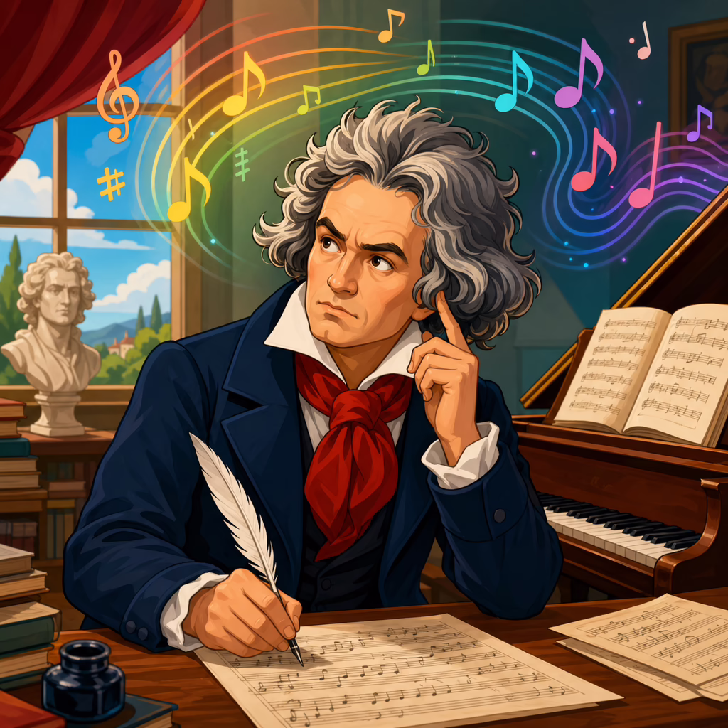Did Beethoven Compose with Perfect Pitch?
