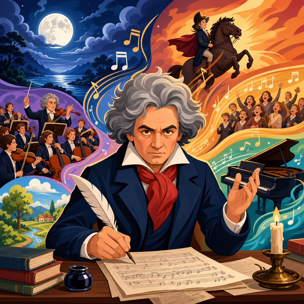 Animated Explainers of Beethoven’s Most Famous Pieces