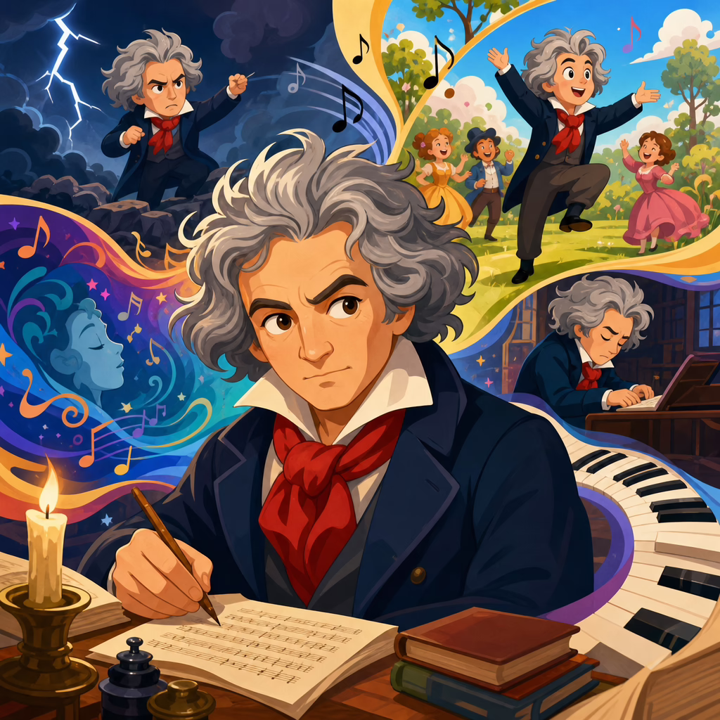 Beethoven in Animation: Creative Interpretations
