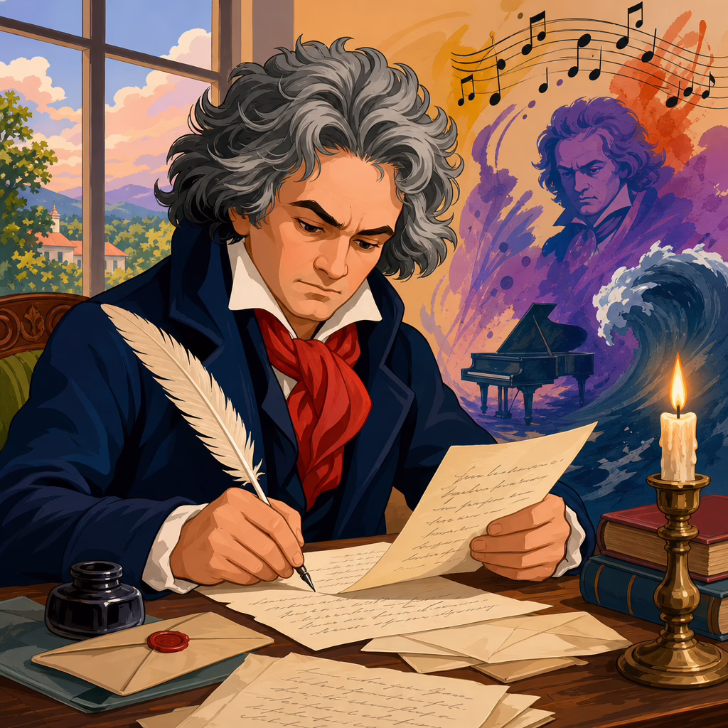 Beethoven’s Letter Writing Style: Language, Tone, and Emotion