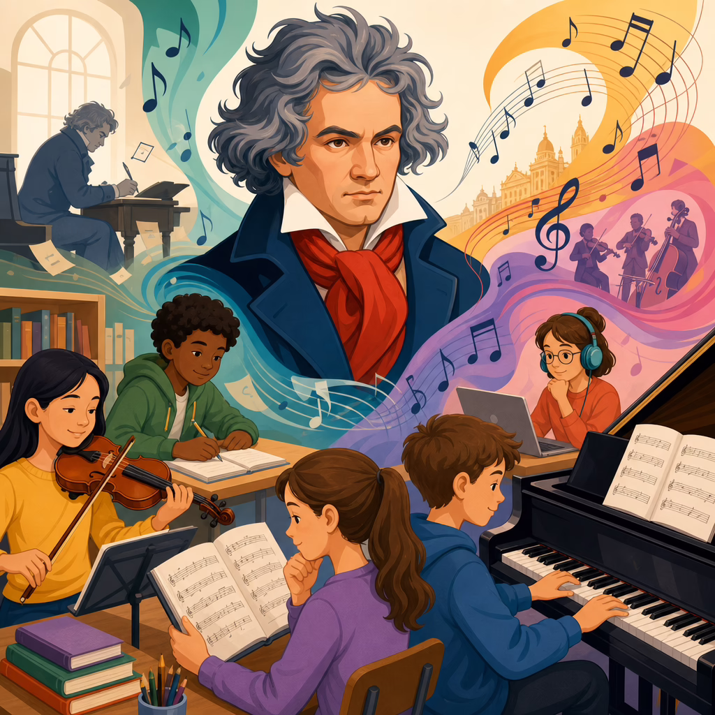 How Beethoven’s Compositions Shape Music Education Today