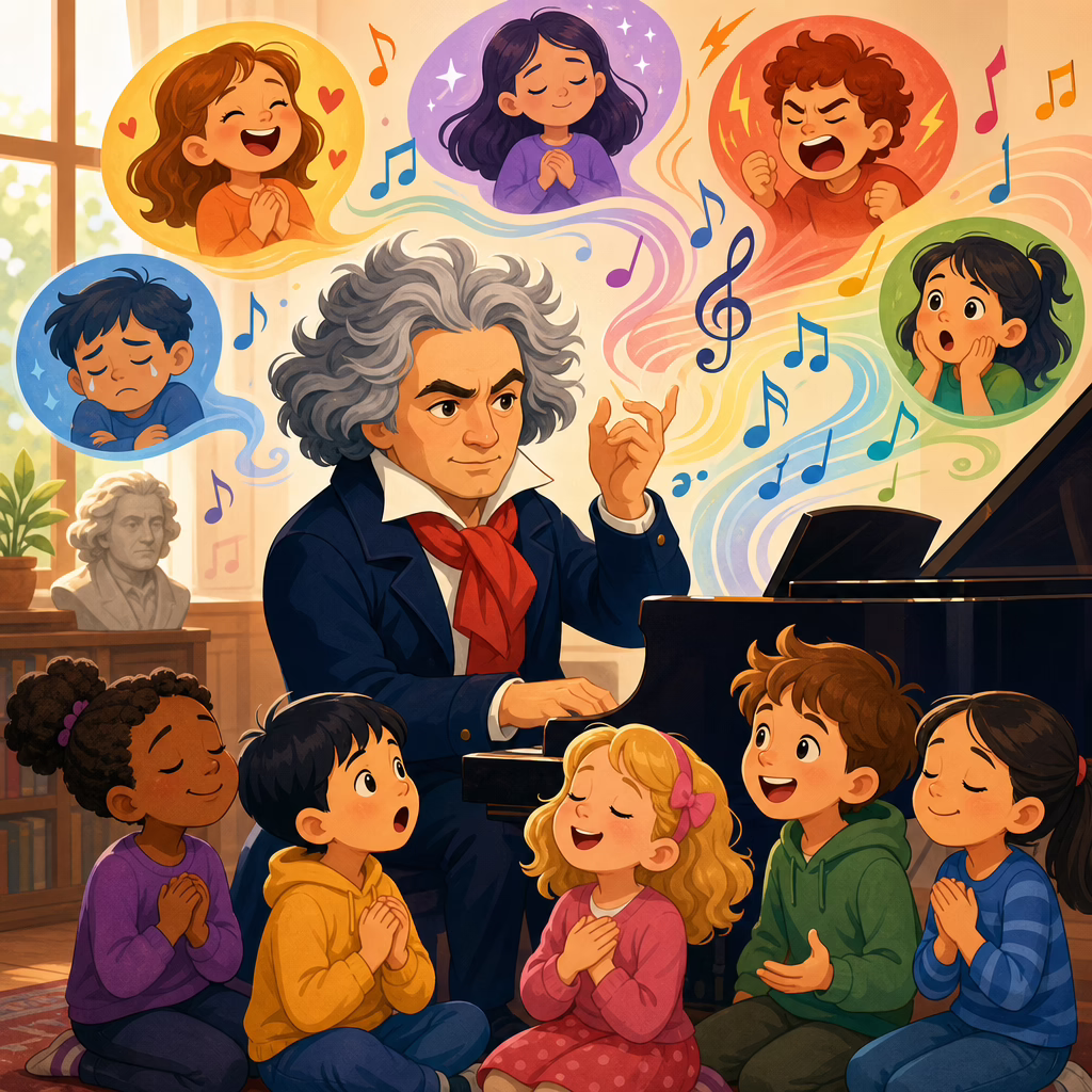 How Beethoven’s Music Helps Children Learn Emotional Expression How Beethoven’s Music Helps Children Learn Emotional Expression