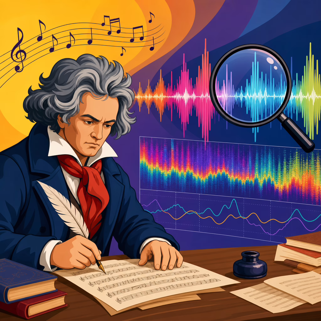 How Soundwave Analysis Reveals Patterns in Beethoven’s Works