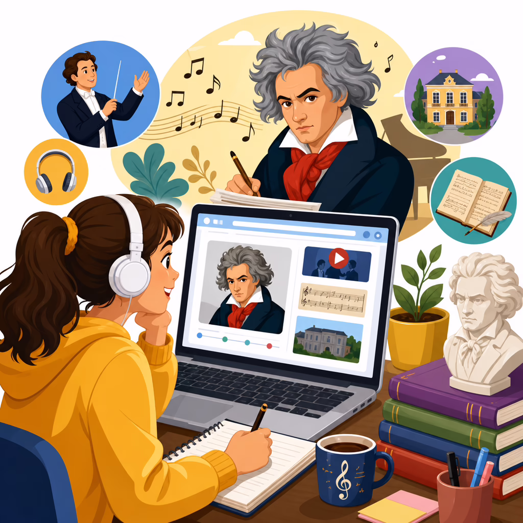 Online Resources for Learning About Beethoven Online Resources for Learning About Beethoven