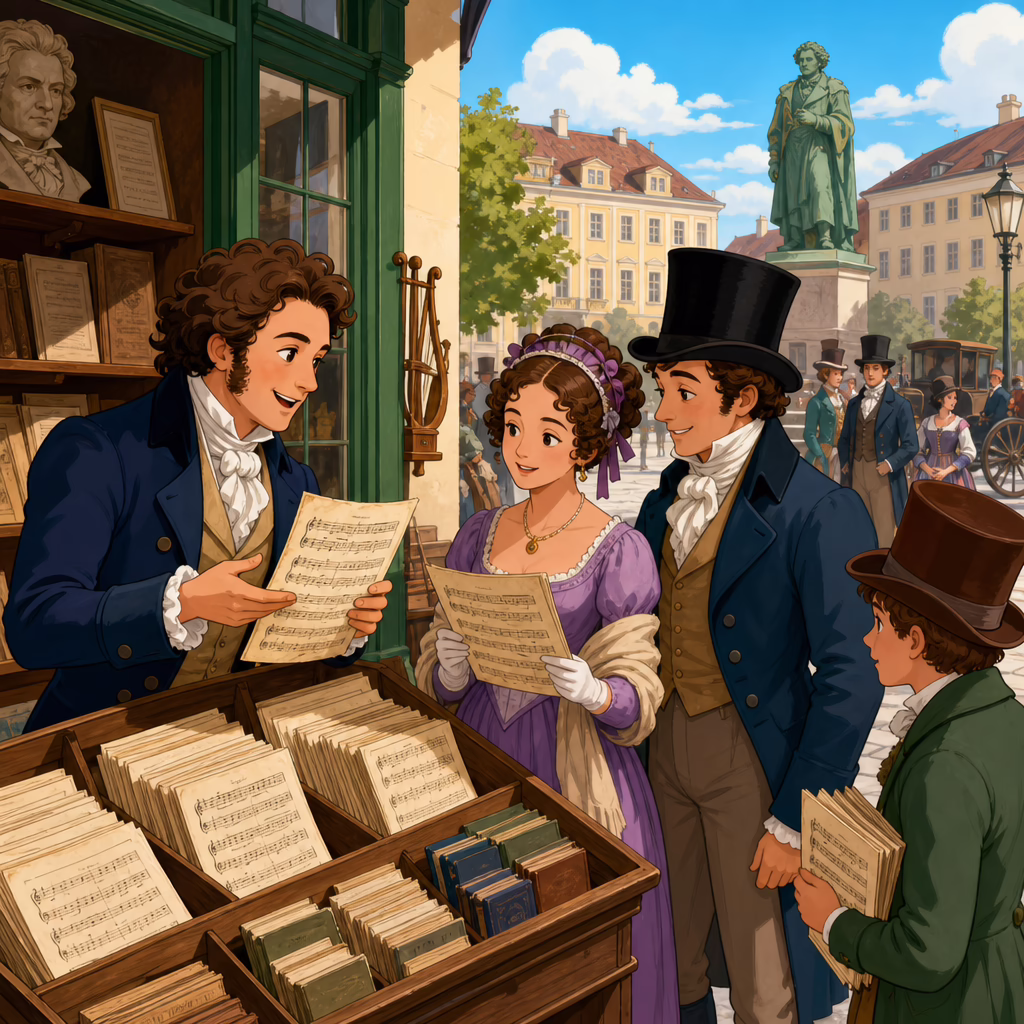 Selling Sheet Music in Beethoven’s Time Selling Sheet Music in Beethoven’s Time