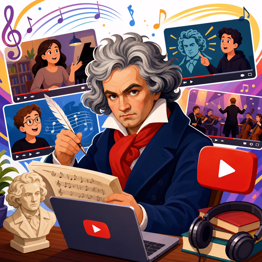 YouTube Channels That Bring Beethoven’s Genius to Life