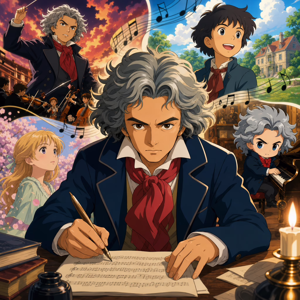 Beethoven in Anime and Animated Film