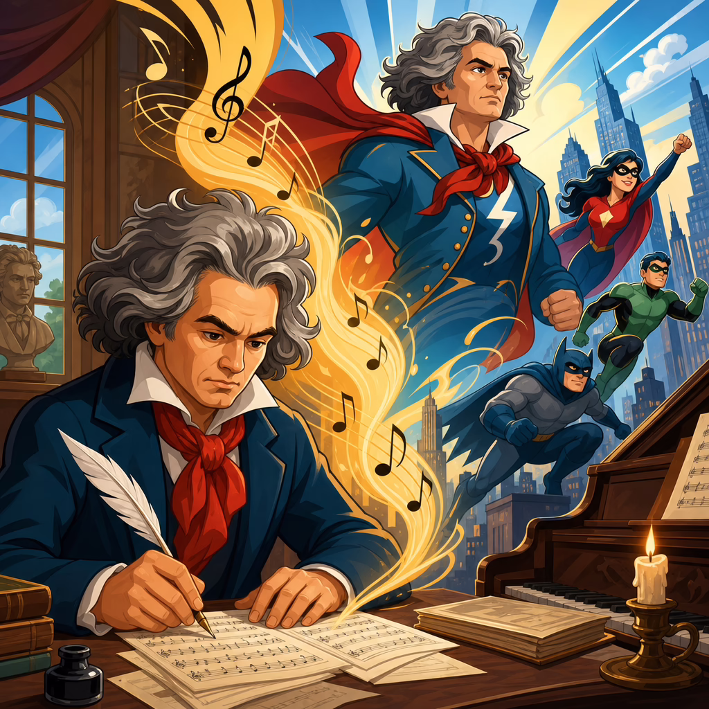 How Beethoven Entered the World of Superhero Storytelling