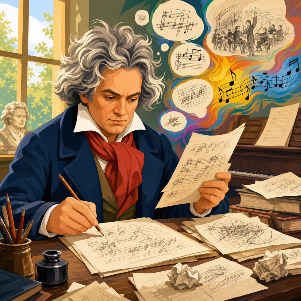 What Sketch Studies Reveal About Beethoven’s Creative Process
