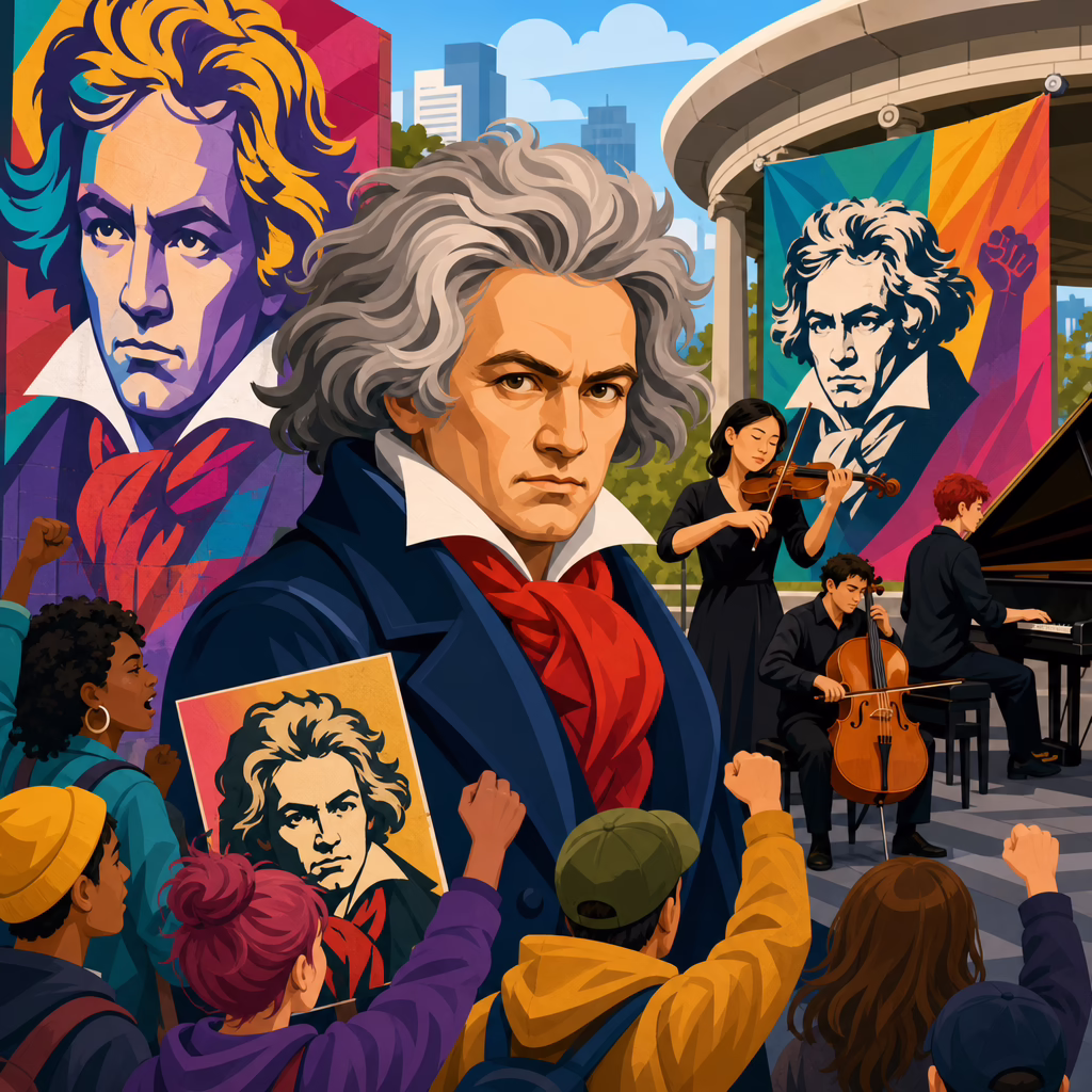 Beethoven in Protest Art and Public Performance