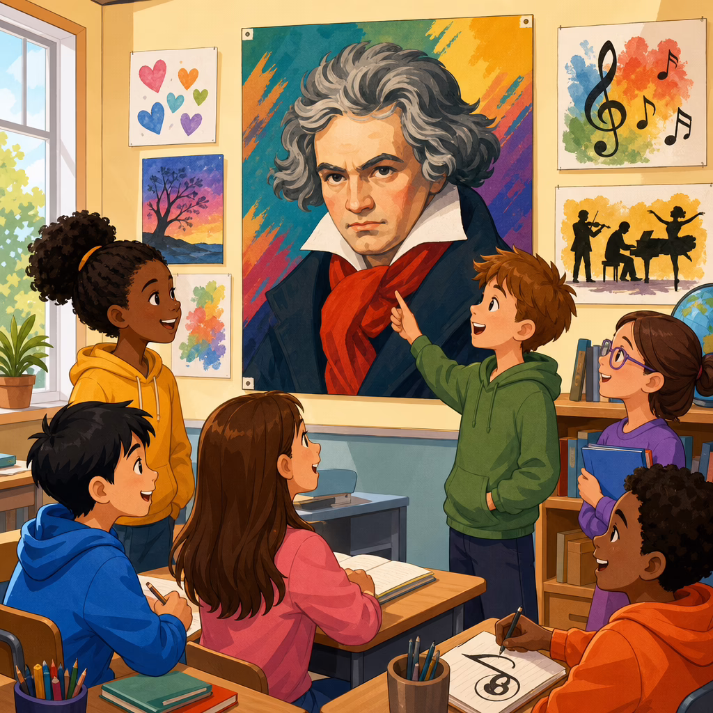 Beethoven in School Walls Posters and Classroom Culture