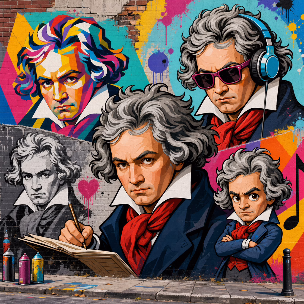 The Many Faces of Beethoven in Street Art The Many Faces of Beethoven in Street Art