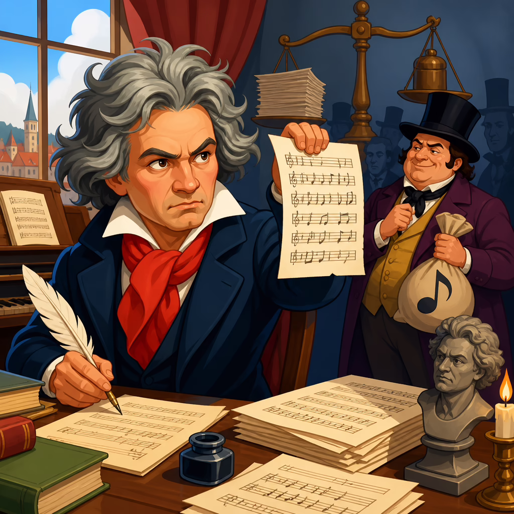 Beethoven and Copyright: The Early Fight for Musical Rights