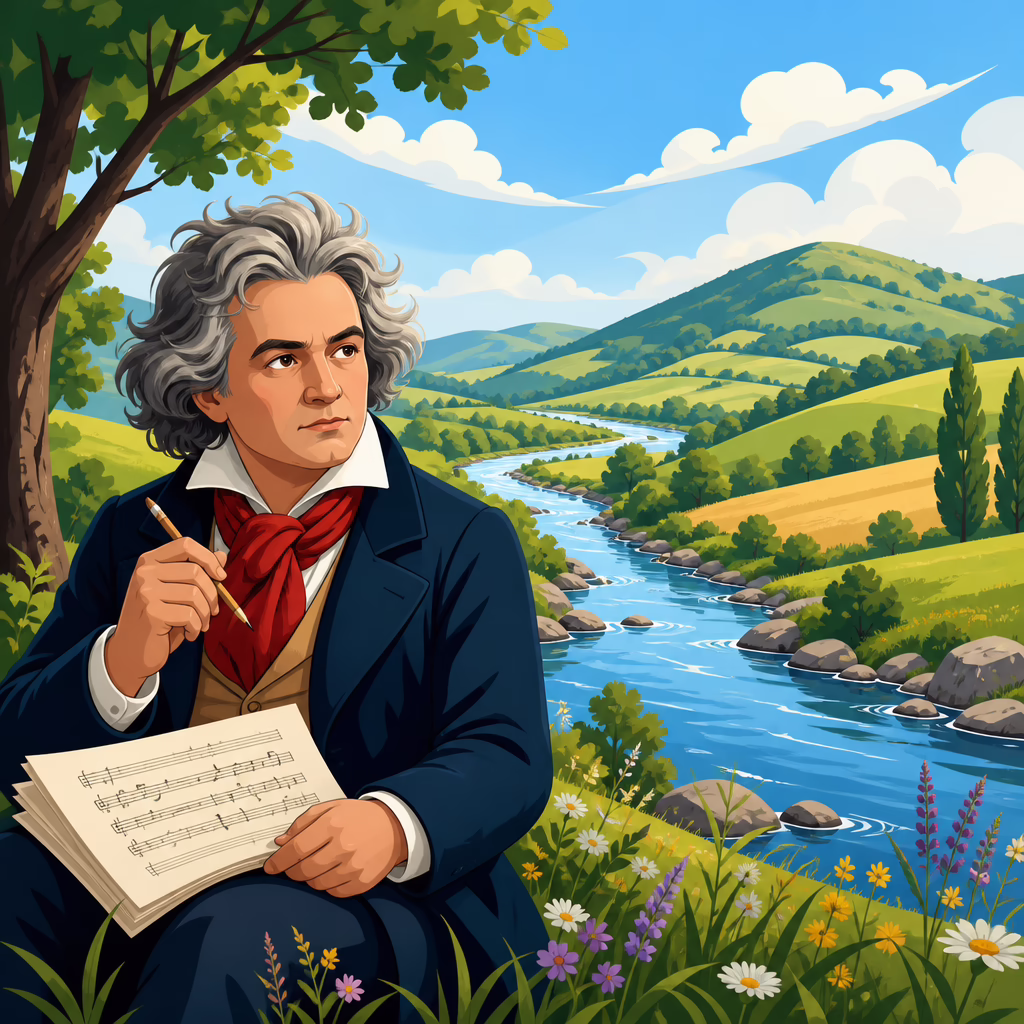 Beethoven’s Relationship to Rivers Fields and Hills