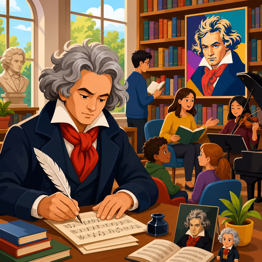 How Libraries Can Host a Beethoven Month