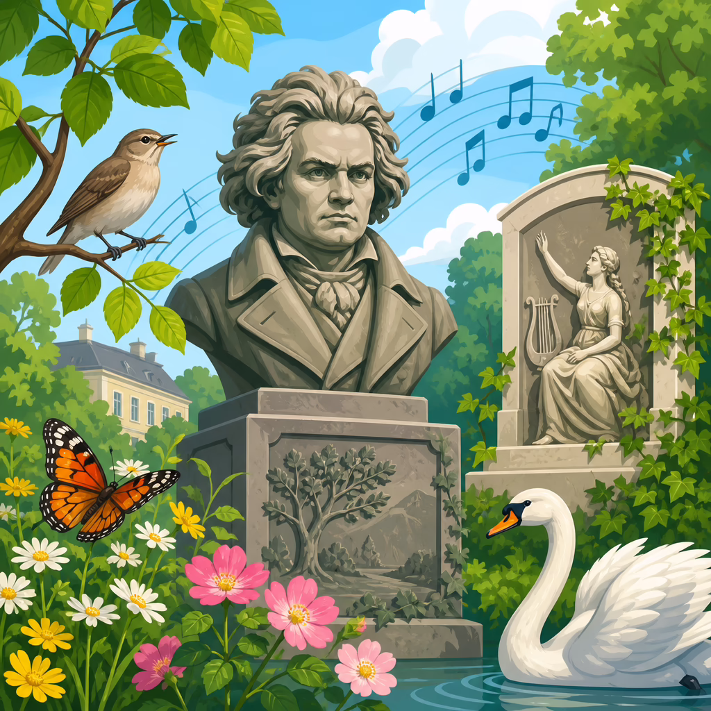 Nature Symbols in Beethoven Monuments and Memorials