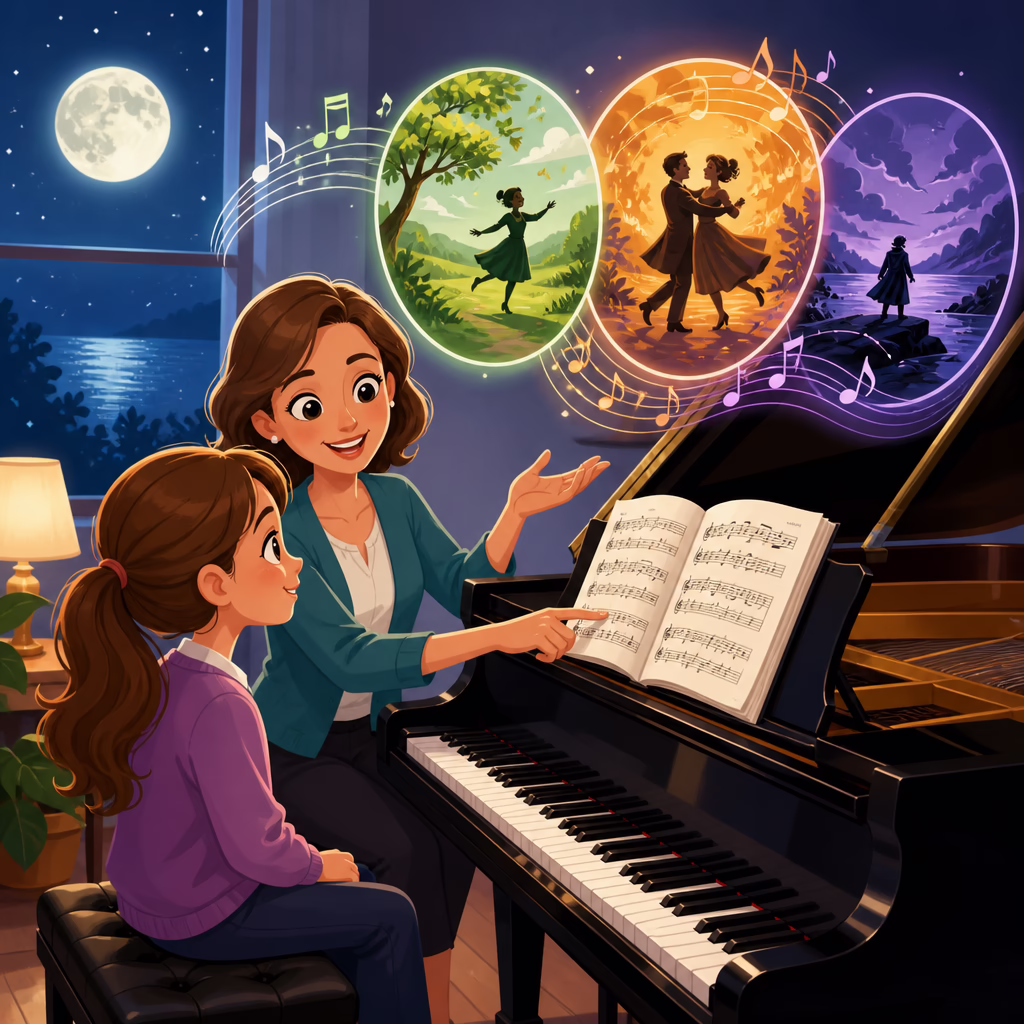 Teaching the Moonlight Sonata Beyond the First Movement