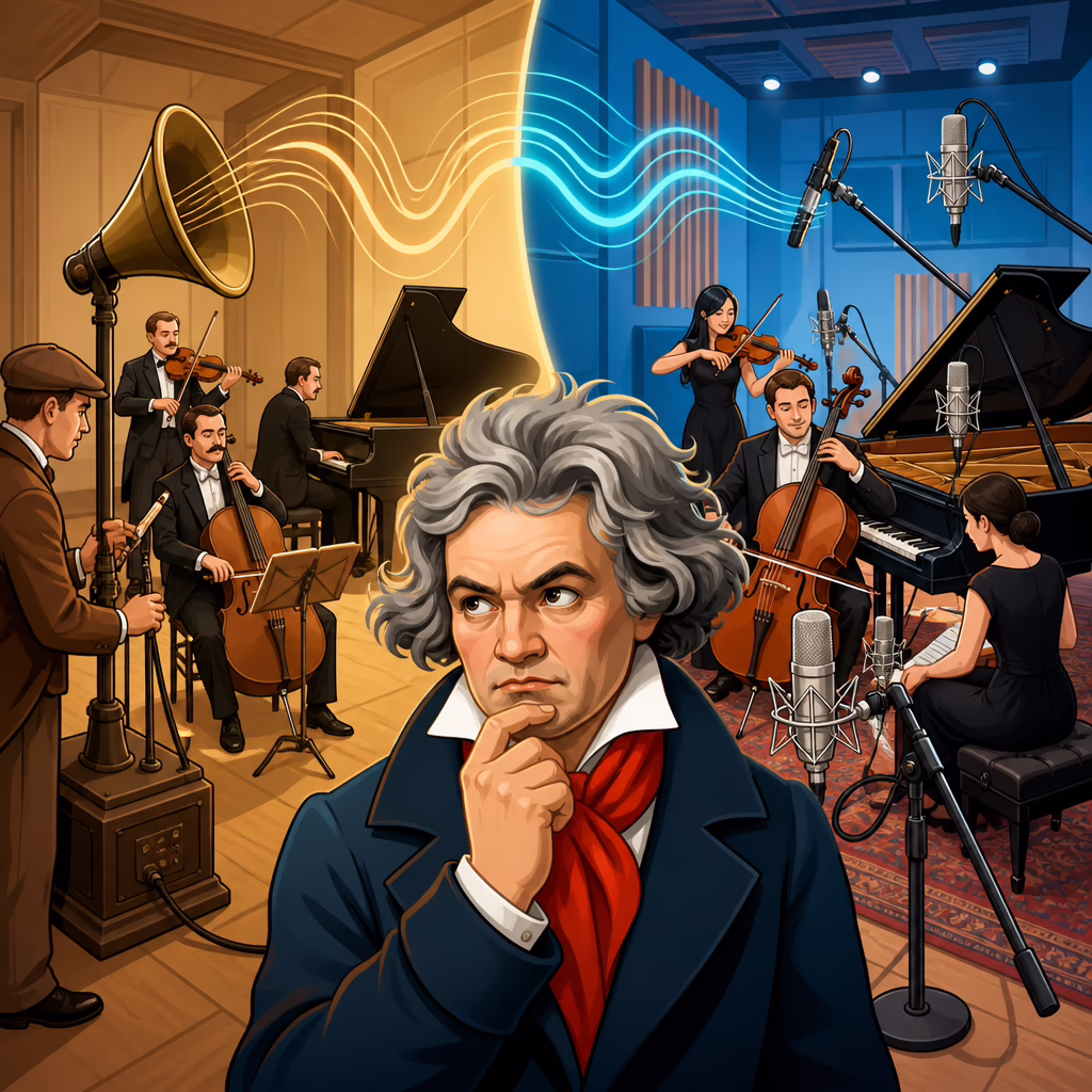 How Microphone Technique Changed Beethoven Recordings How Microphone Technique Changed Beethoven Recordings