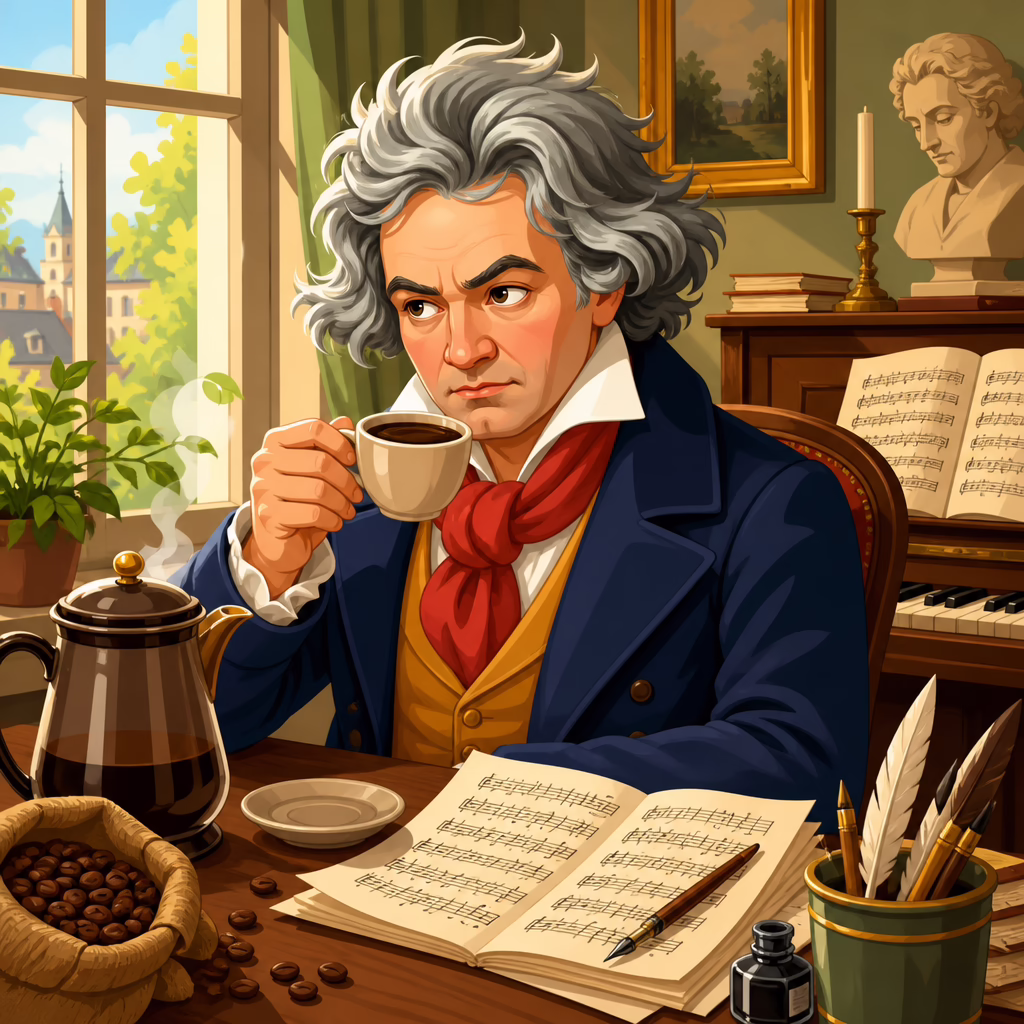 Beethoven’s Coffee Habit and Morning Rituals Beethoven’s Coffee Habit and Morning Rituals