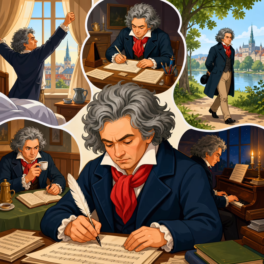 What Beethoven’s Daily Routine May Have Looked Like What Beethoven’s Daily Routine May Have Looked Like